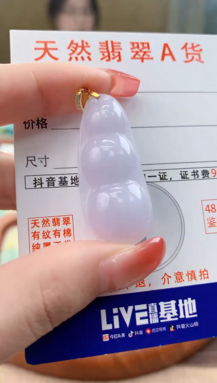 颈饰未镶嵌翡翠天然A货翡翠挂件