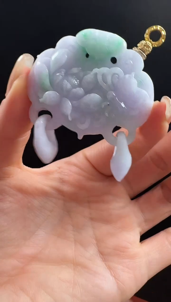 颈饰未镶嵌翡翠花牌
