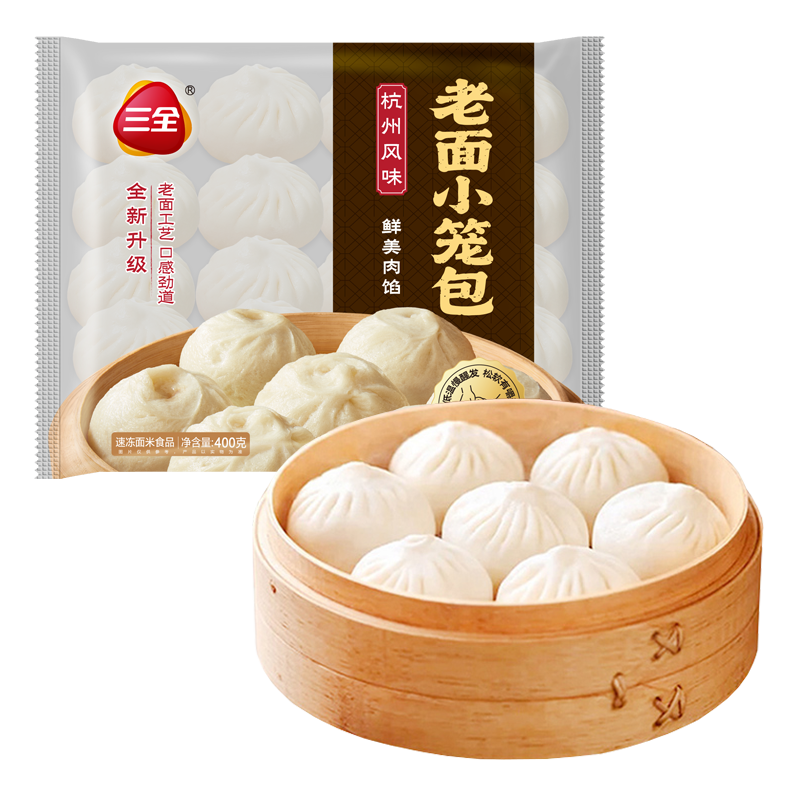 三全杭州小笼包400g