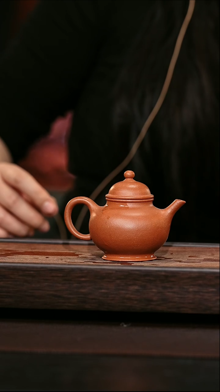 茶壶紫砂原矿紫砂壶   直嘴潘壶 