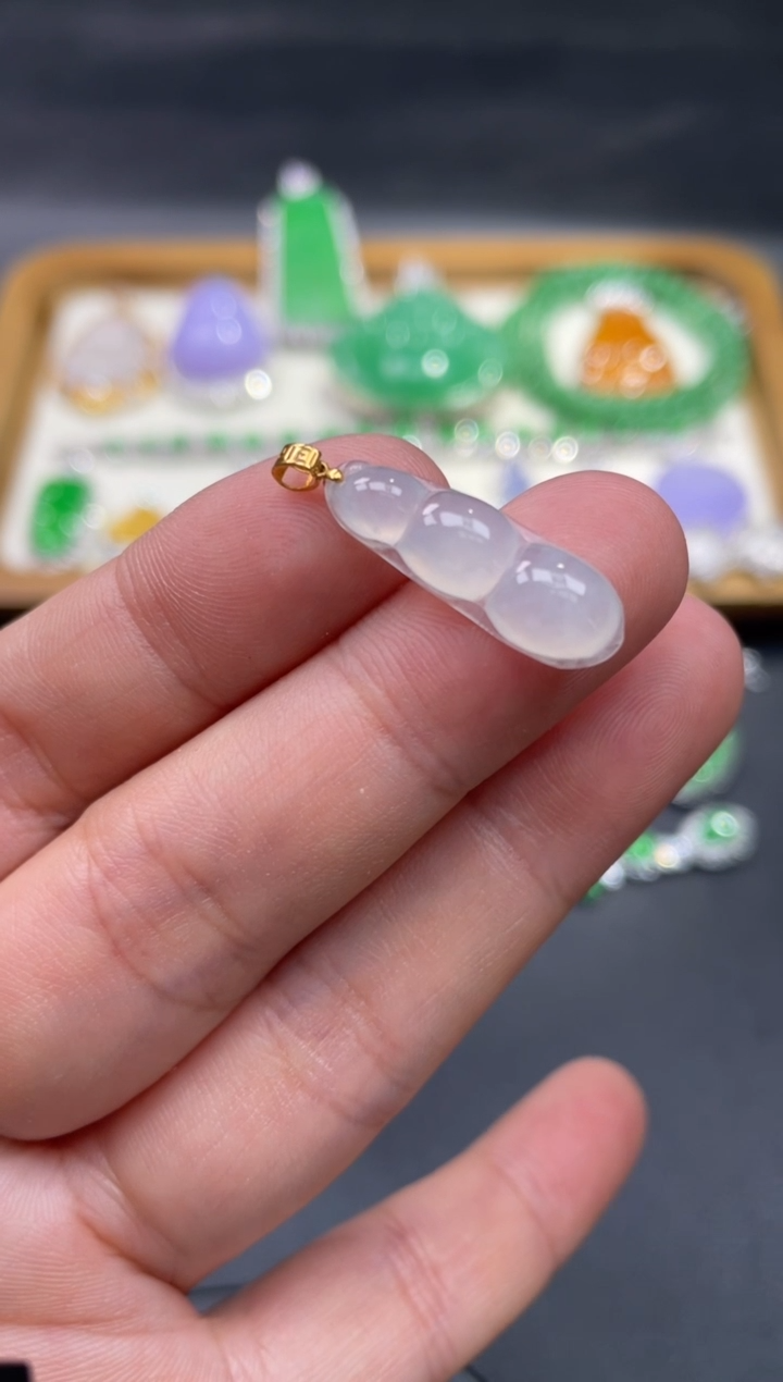 【闪购商品】翡翠颈饰18K金镶嵌47..........