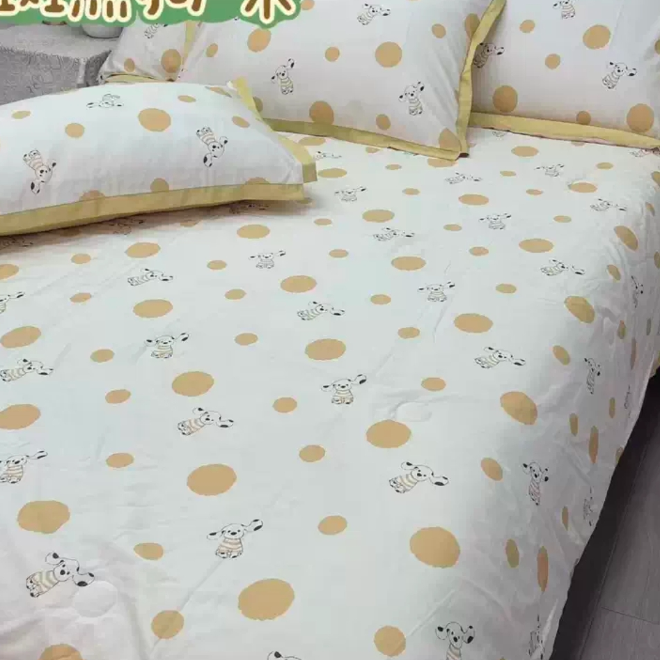 （271）亲肤加厚单人被套1.5*2米 （斑点狗-米）