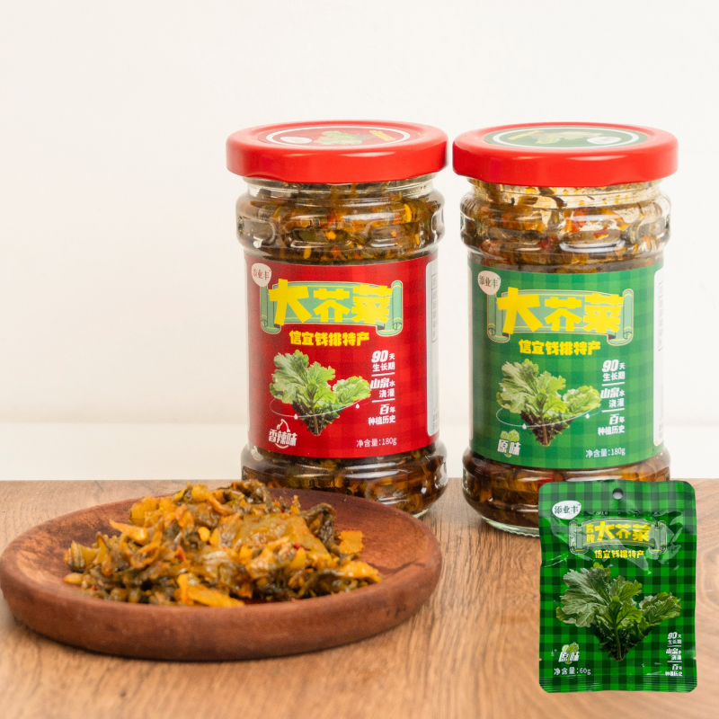 香辣外婆菜下饭菜信宜钱排镇特产大芥菜酱腌大芥菜捞面佐餐必备