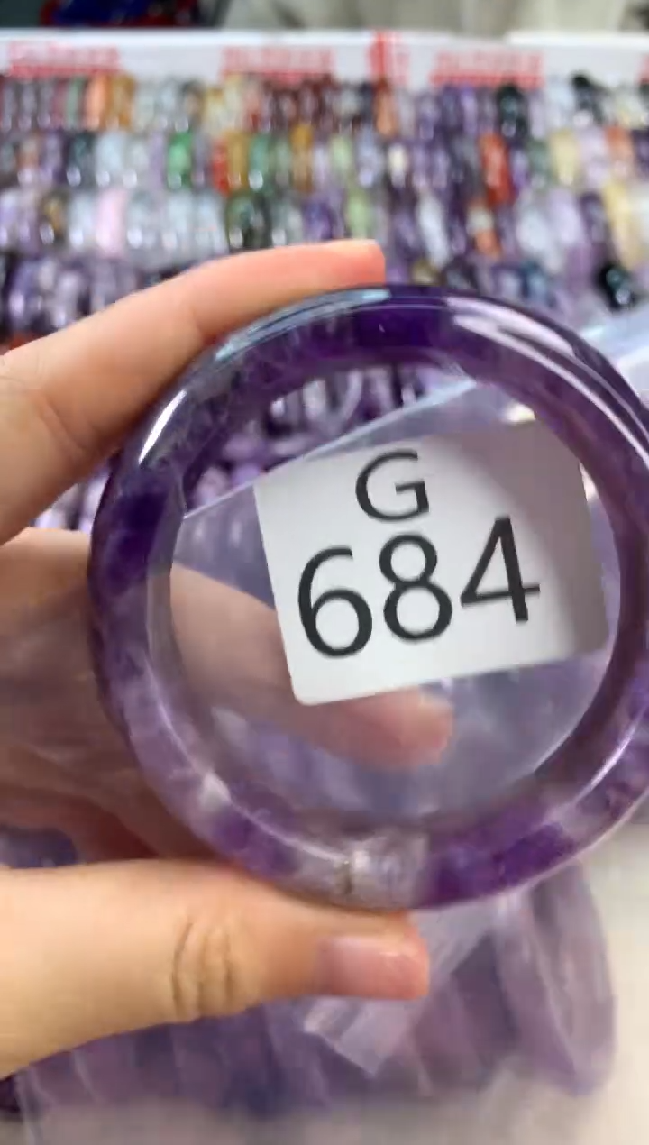 【闪购商品】水晶水晶手镯G未镶嵌684-54