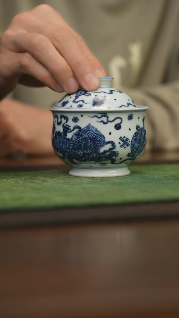 【闪购商品】杯柴窑青花破价福利