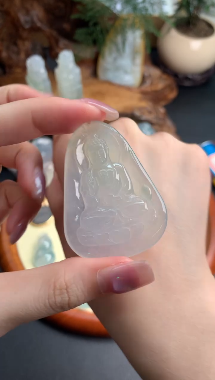吊坠(不含链)未镶嵌翡翠翡翠饰品-84 阿弥陀佛