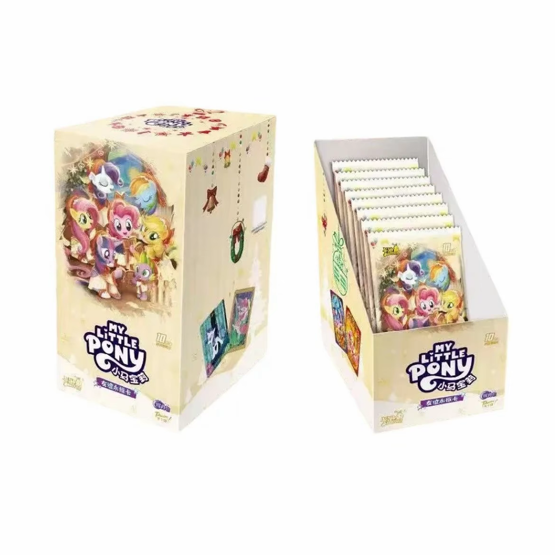 【配对巴士爽吃版】卡游小马宝莉辉月包第十弹收藏卡