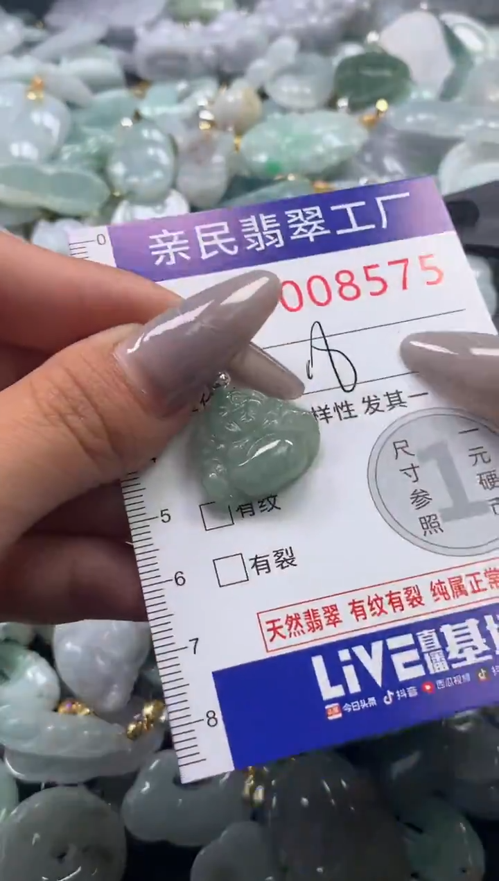 颈饰未镶嵌翡翠8575