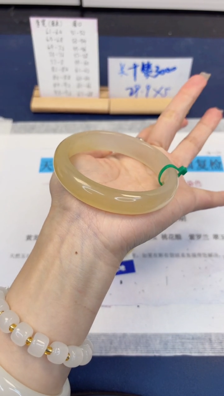 【闪购商品】石英质玉手镯未镶嵌102-财气镯-圈口62