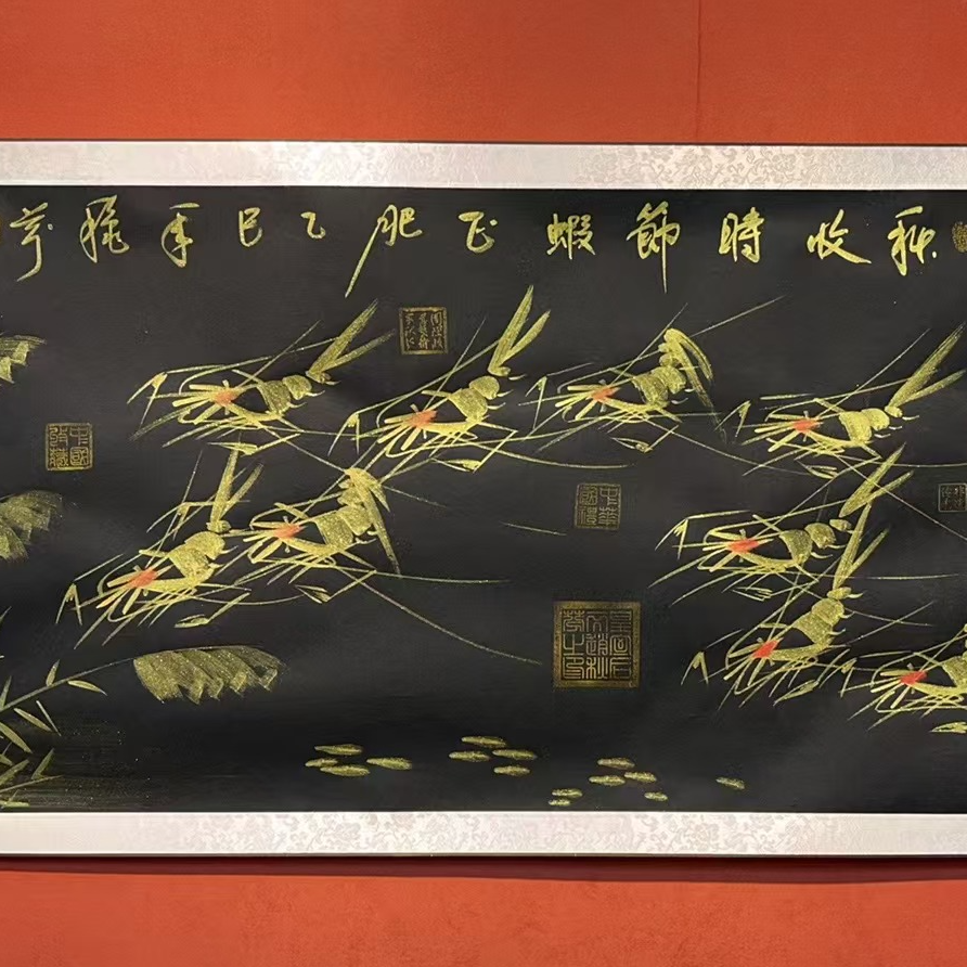 赵秋芬作品 《秋收时节》小六尺.