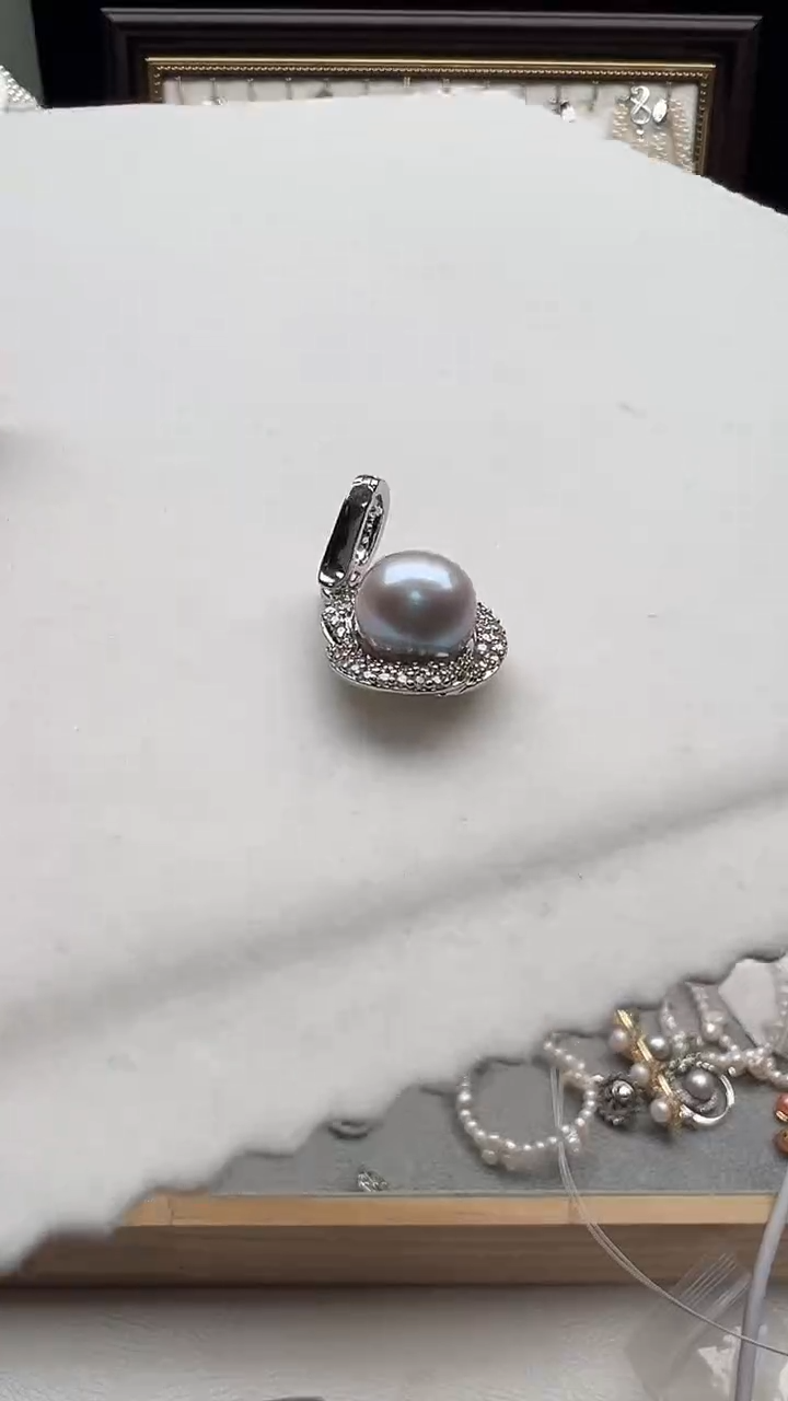 吊坠(不含链)钛钢淡水珍珠永丽珍珠严选