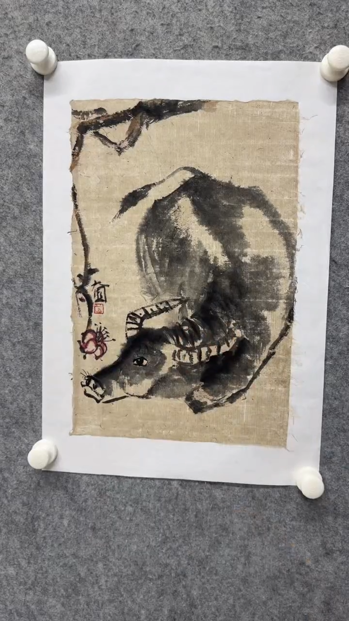 国画写意画花鸟画手绘