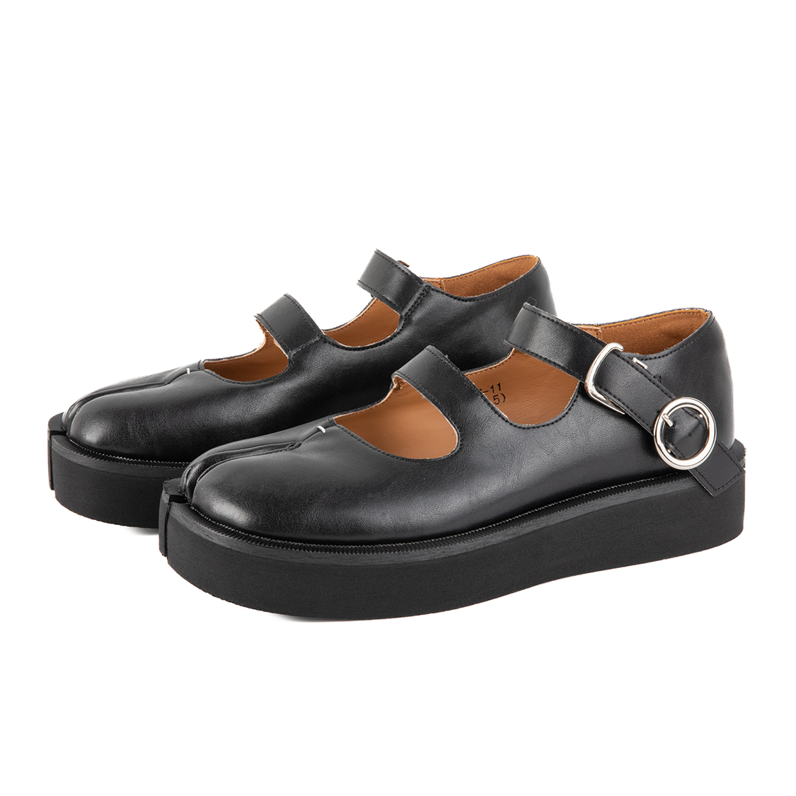  【金夫人】4607-11分指搭扣百搭时尚休闲乐福鞋