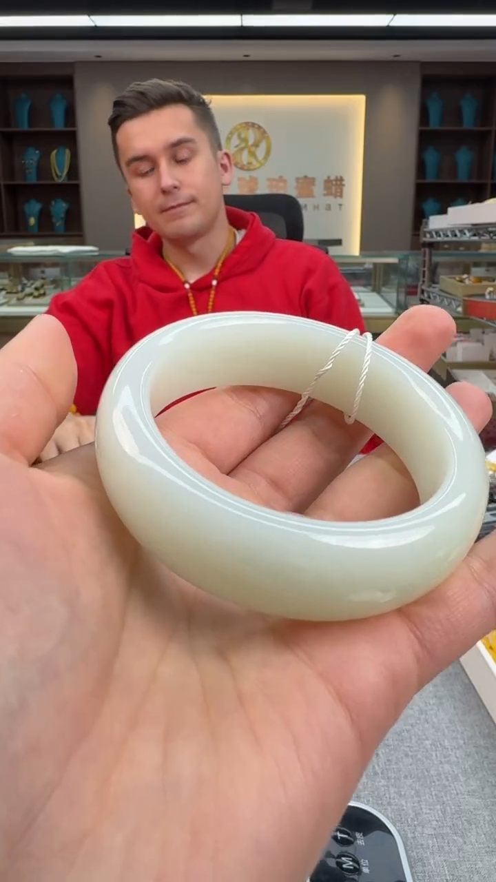 【闪购商品】和田玉（白玉）手镯未镶嵌秒拍号106