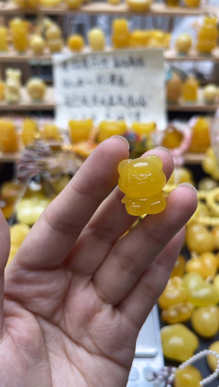 琥珀未镶嵌珠宝奇石032琥珀蜜蜡微瑕