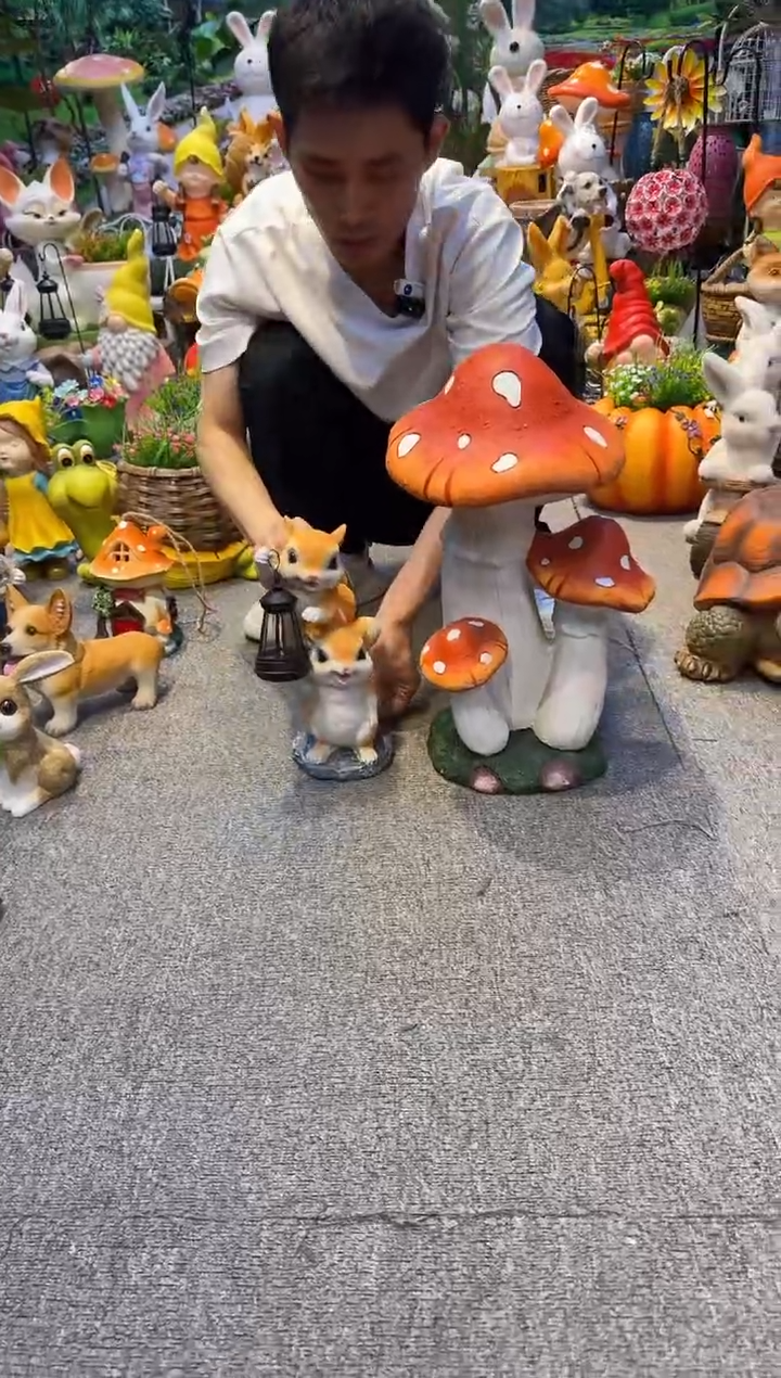 无花朵花园庭院摆件&002&