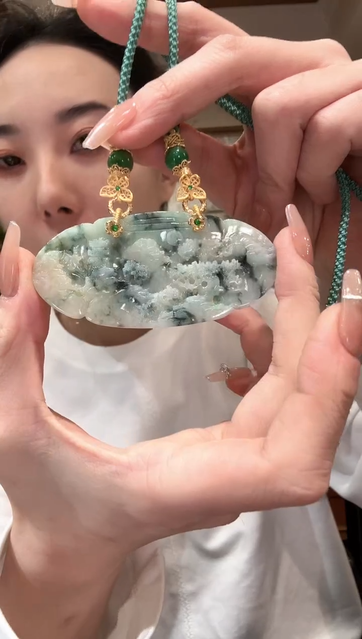 【闪购商品】翡翠颈饰未镶嵌国风