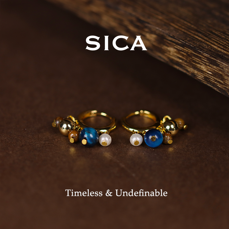 纯铜耳饰 EH397【暮色热吻】法式设计师款轻奢个性百搭耳扣