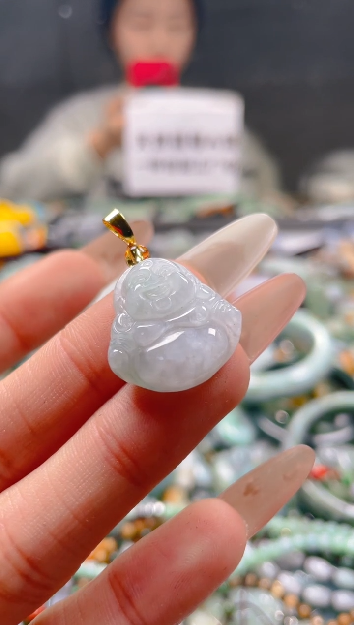 【闪购商品】翡翠颈饰未镶嵌/H/翡翠A货一图一物
