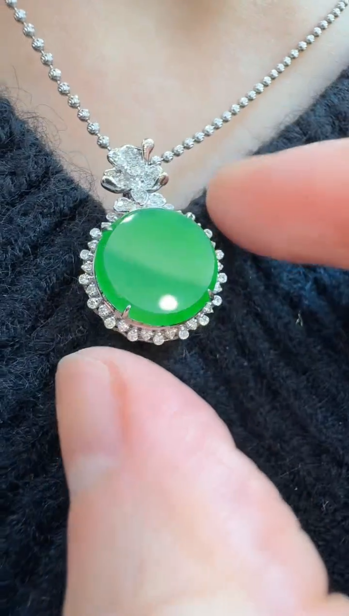 【闪购商品】翡翠颈饰18K金镶嵌多样性团购发一件