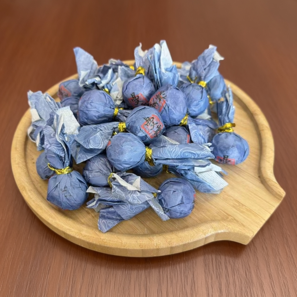 【茶哥严选】远达 19年原料曼糯龙珠 普洱生茶 8g*1颗（拍1单发500g）