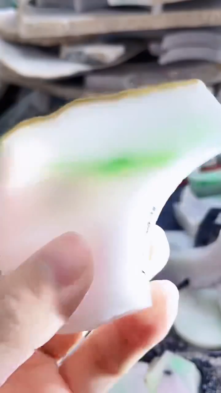 裸石翡翠天然A货翡翠板料