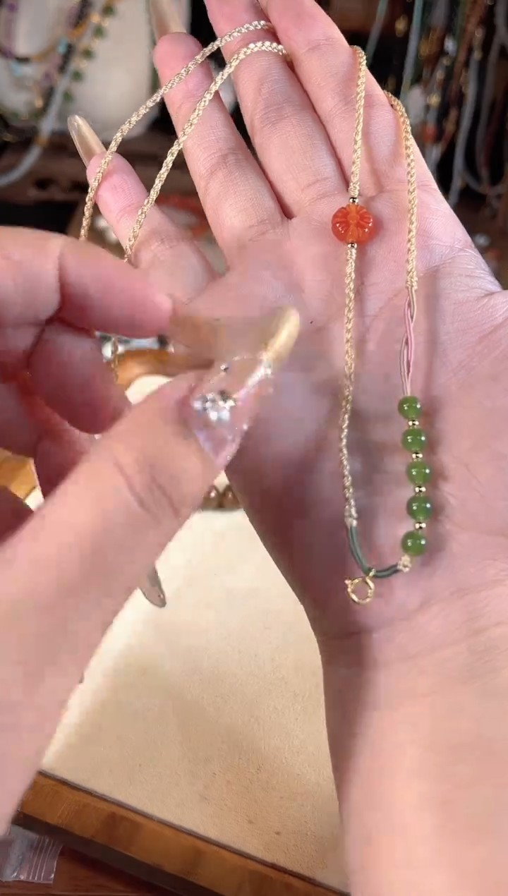 【闪购商品】和田玉项链银S925镶嵌多样性发货其一