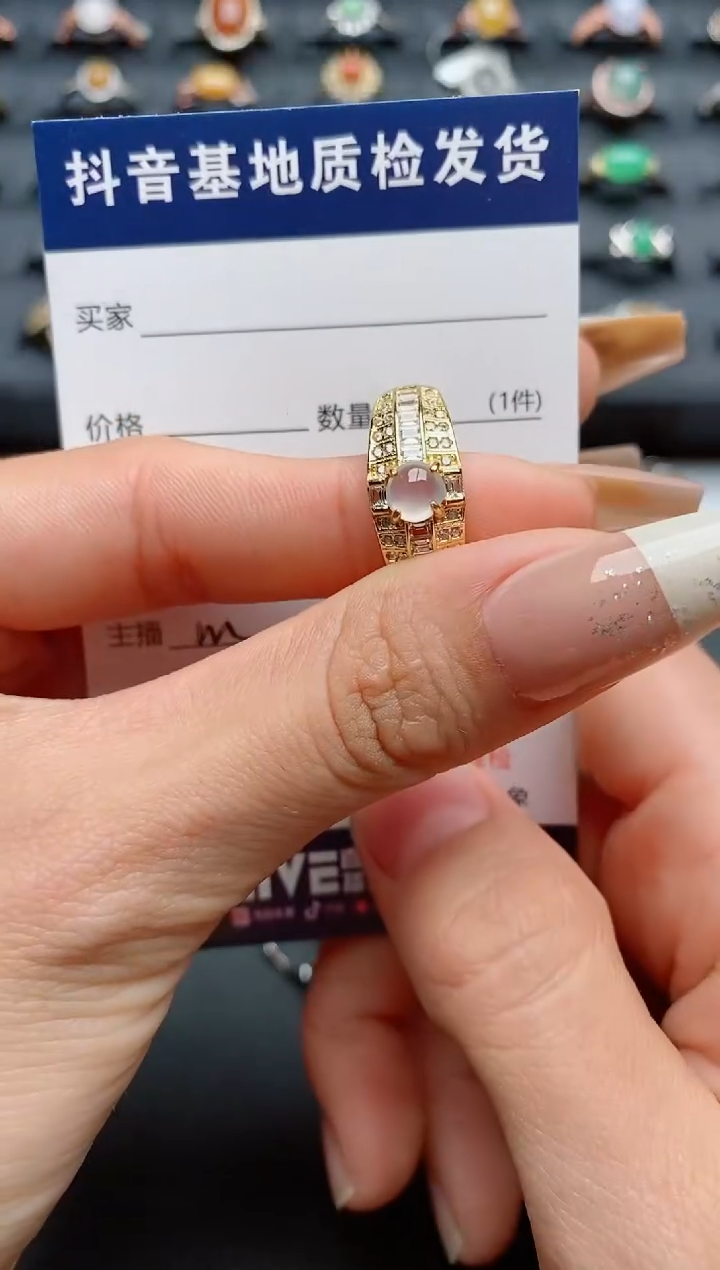 【闪购商品】翡翠戒指银S925镶嵌...............
