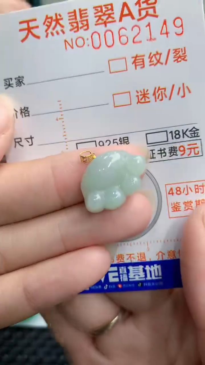 【闪购商品】翡翠颈饰18K金镶嵌            8