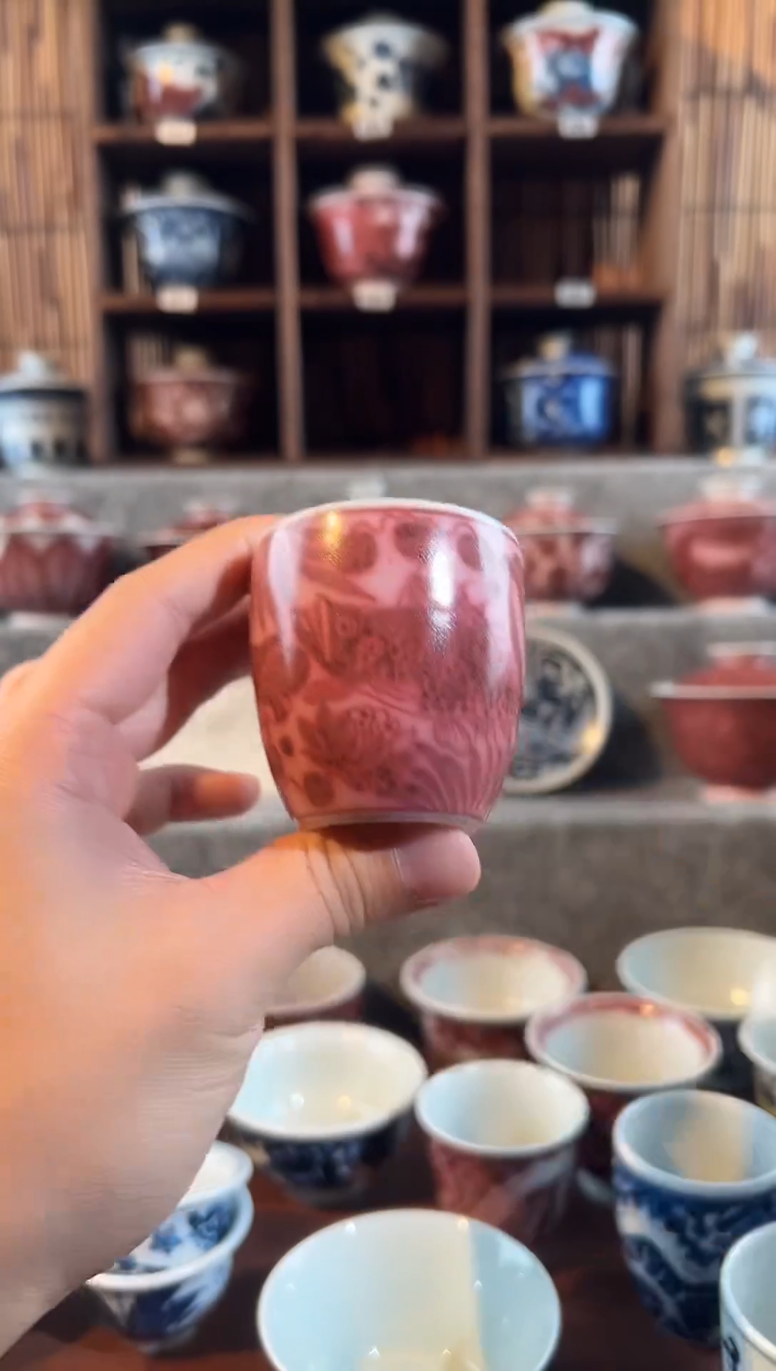 【闪购商品】天禄言瓷鱼藻杯子