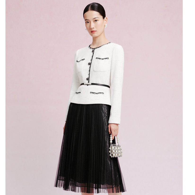 【晨粉专享价】法式优雅气质中长款连衣裙