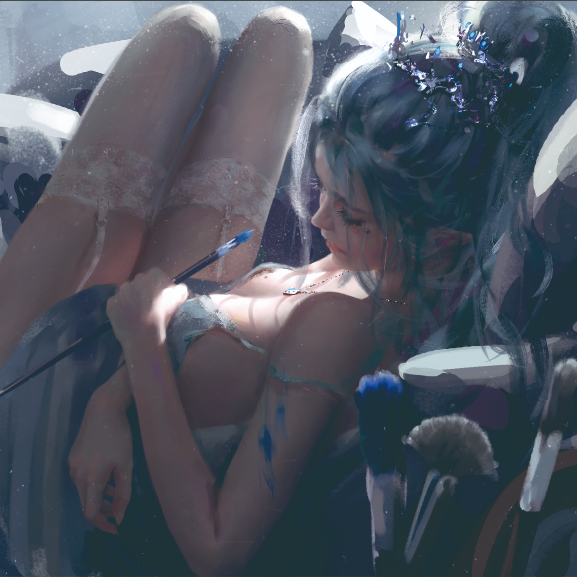 ※【大转盘】鬼刀  水晶摆件盲盒  (默认代拆)二创