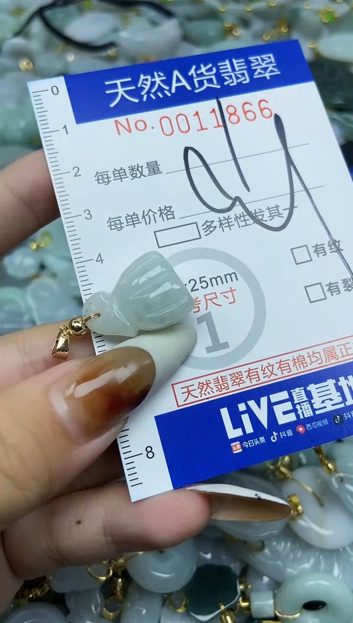 【闪购商品】翡翠颈饰未镶嵌天然A货翡翠
