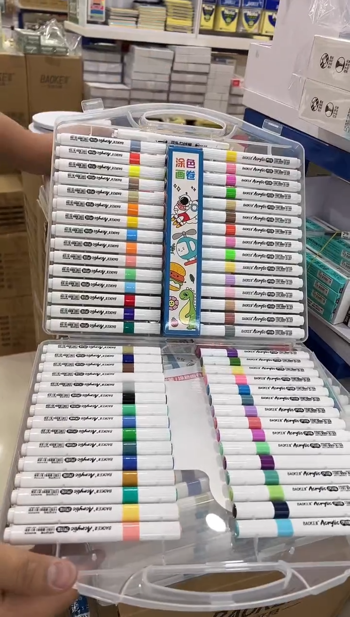 宝克2951-60色丙烯马克笔一套