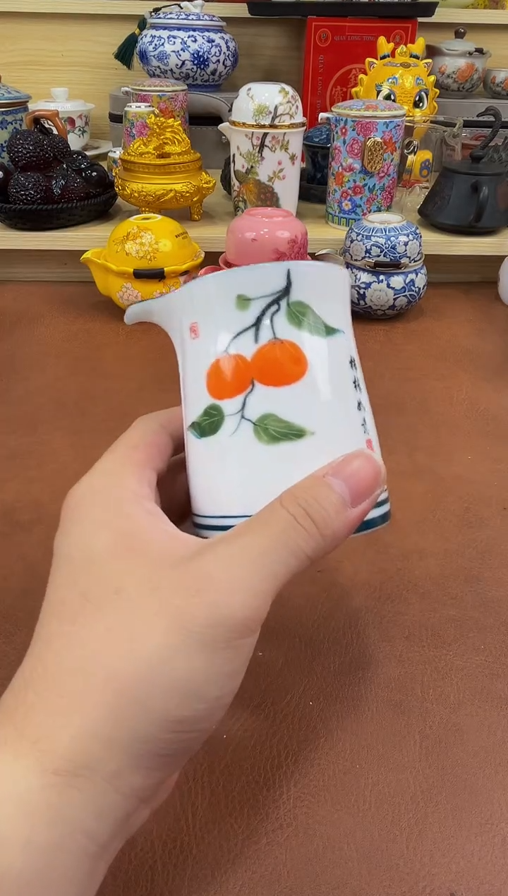 陶瓷茶具摆件旅行套组