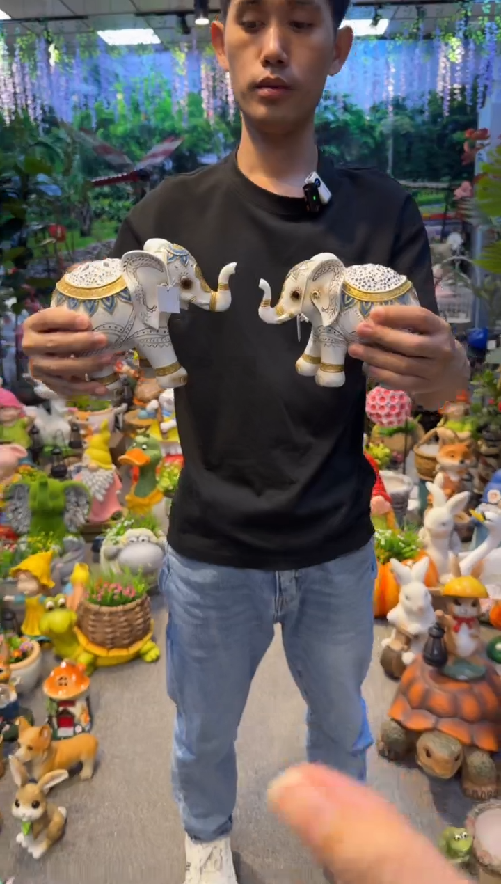 无花朵花园庭院摆件&00&