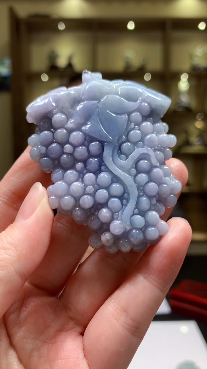 【闪购商品】定制翡翠未镶嵌8054yx-毛货挂件50