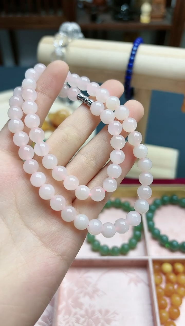 【闪购商品】和田玉项链未镶嵌和田玉8mm项链*1 ZD