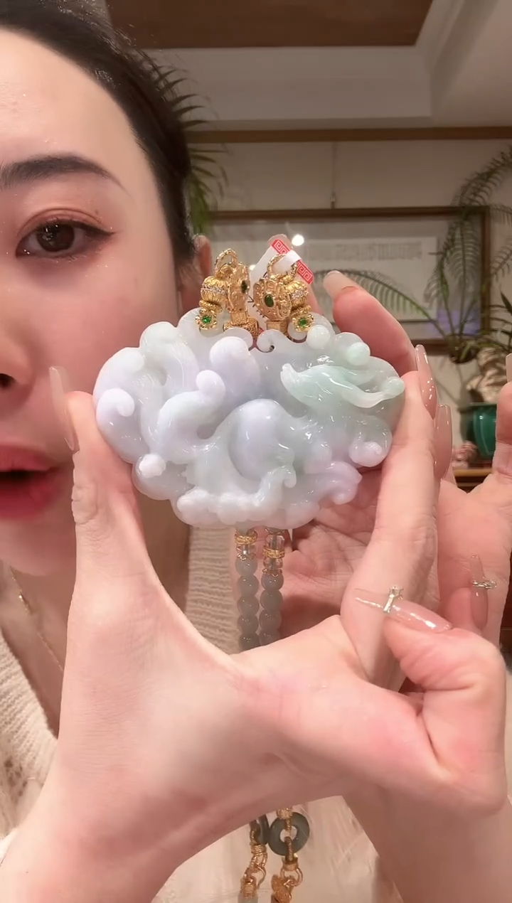 【闪购商品】翡翠颈饰未镶嵌国风