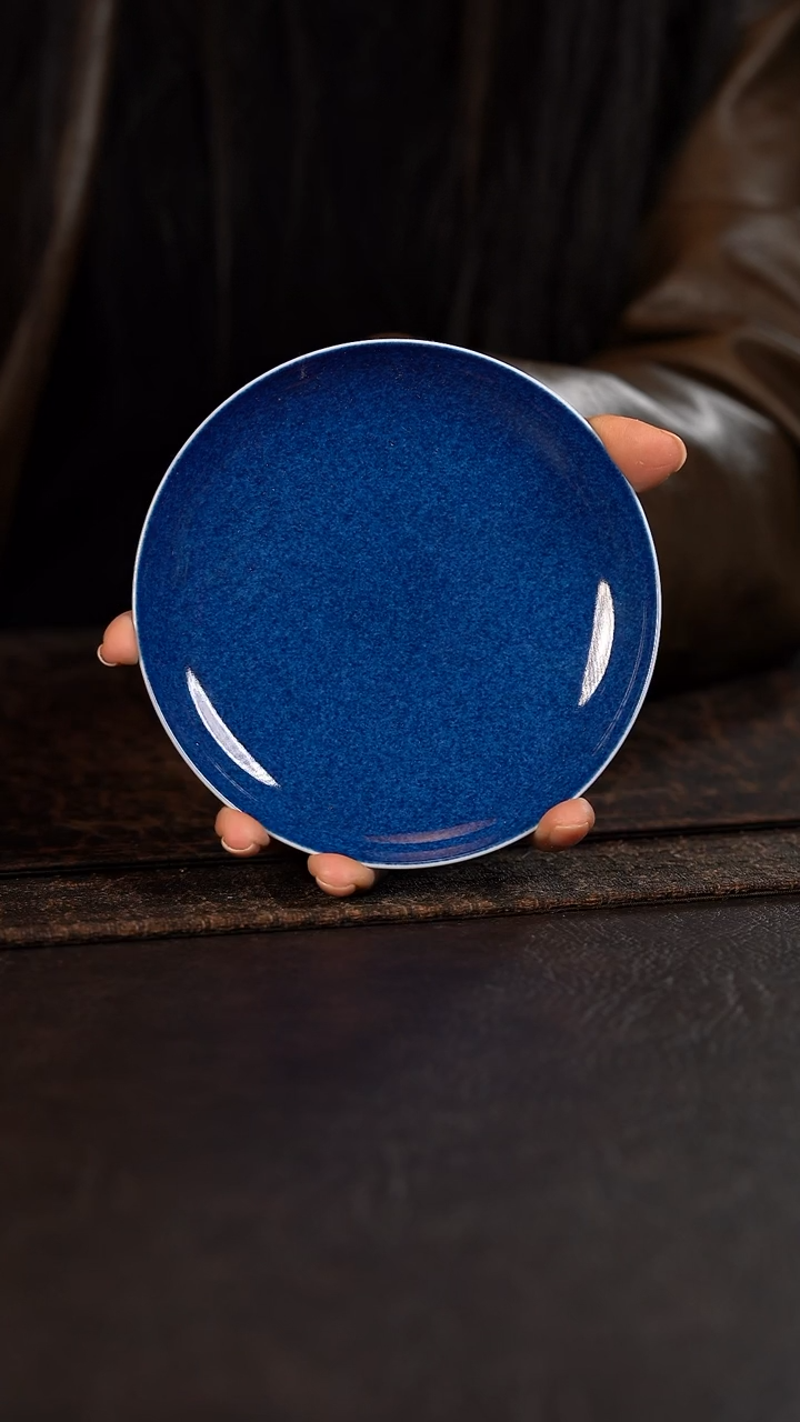 【闪购商品】杯初蓝舍洒蓝纯色小壶承