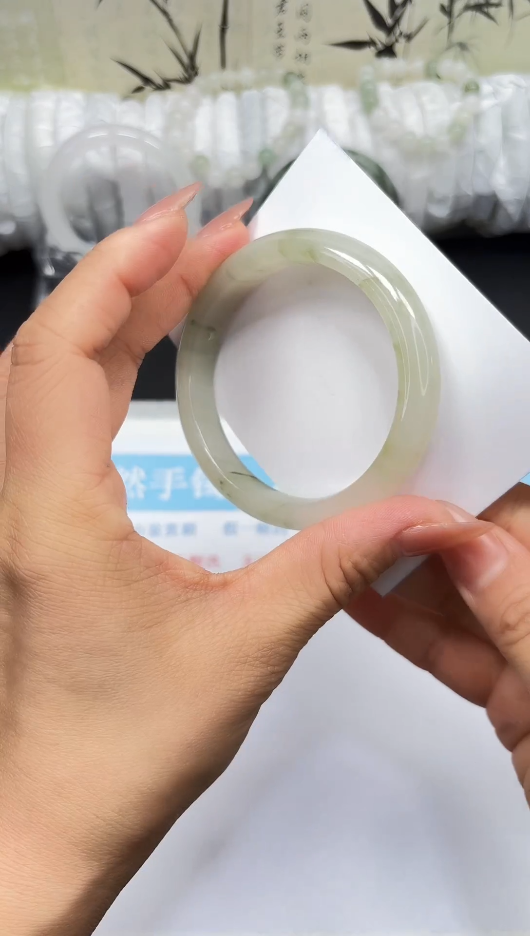 未镶嵌手镯石英质玉A3-55/56/57