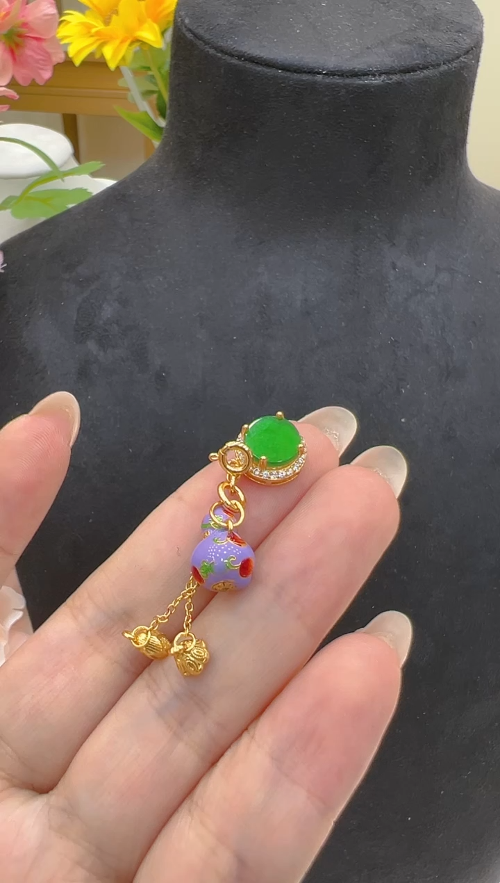 翡翠银S925镶嵌吊坠(不含链)多样性团购发一件