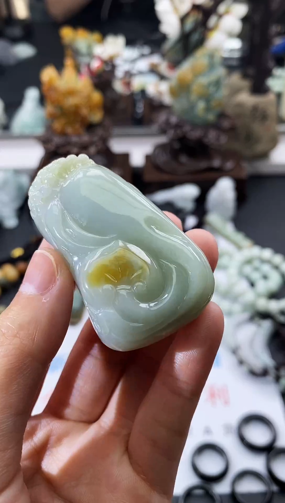 颈饰未镶嵌翡翠天然缅甸A货翡翠