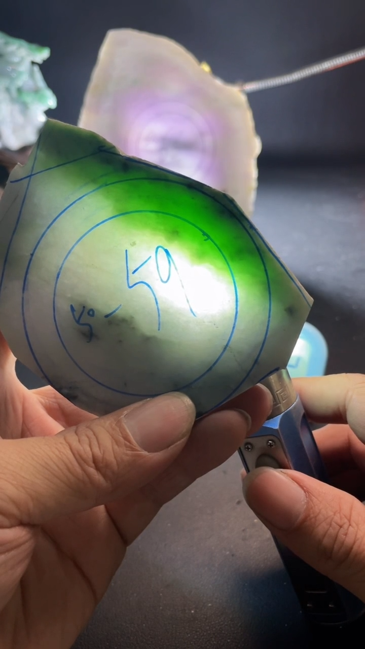 未镶嵌手镯定制翡翠梵*淨翡翠