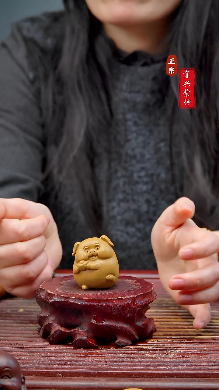 紫砂宜兴紫砂茶宠摆件