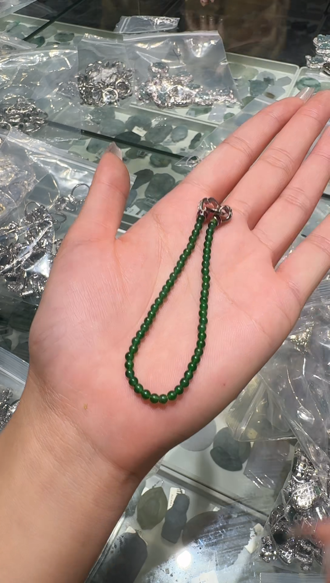 【闪购商品】翡翠手链未镶嵌6009088/222/多样性/发一件