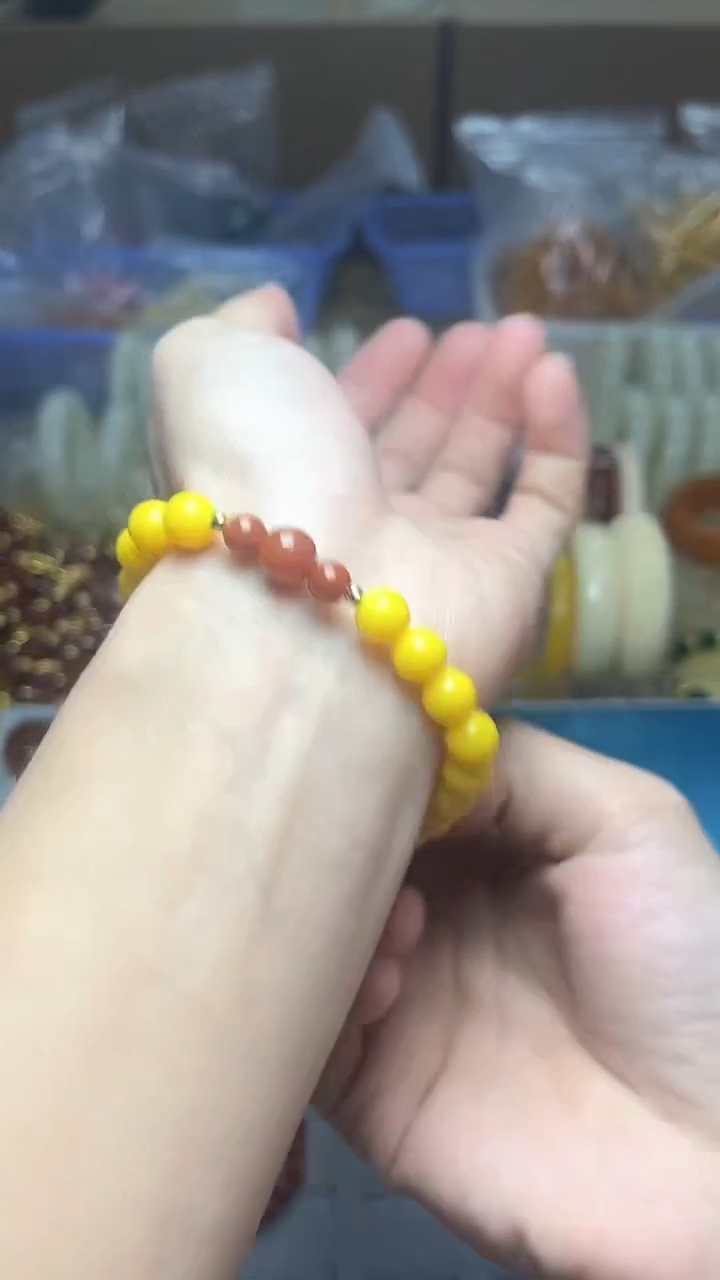 【闪购商品】琥珀手链未镶嵌手串