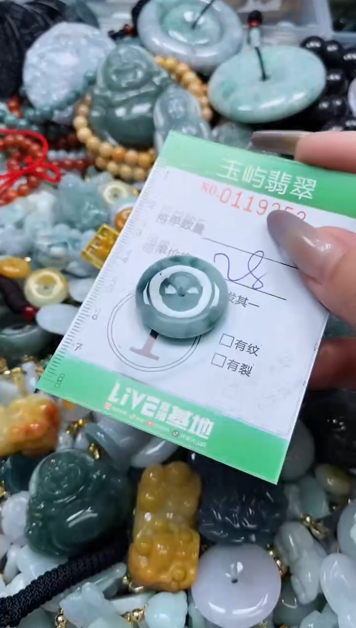 翡翠未镶嵌颈饰闪购0119252