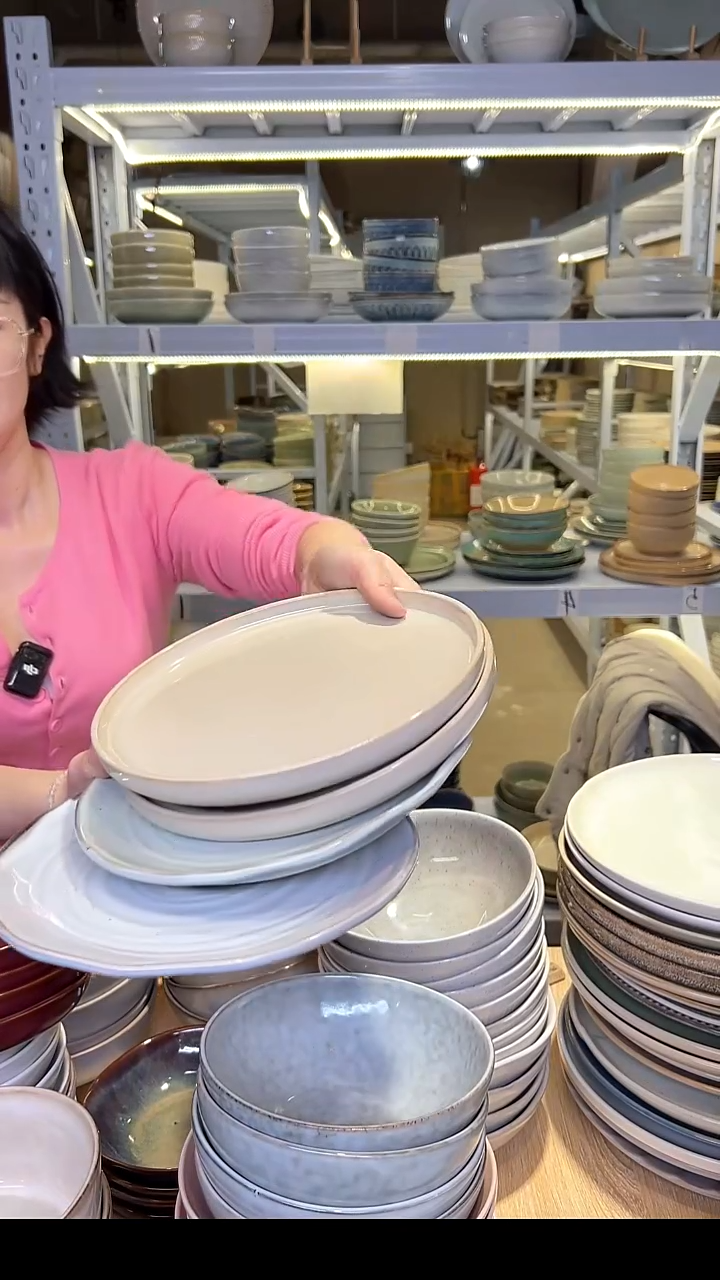 瓷175外贸尾货高温釉下彩陶瓷餐具默认微瑕