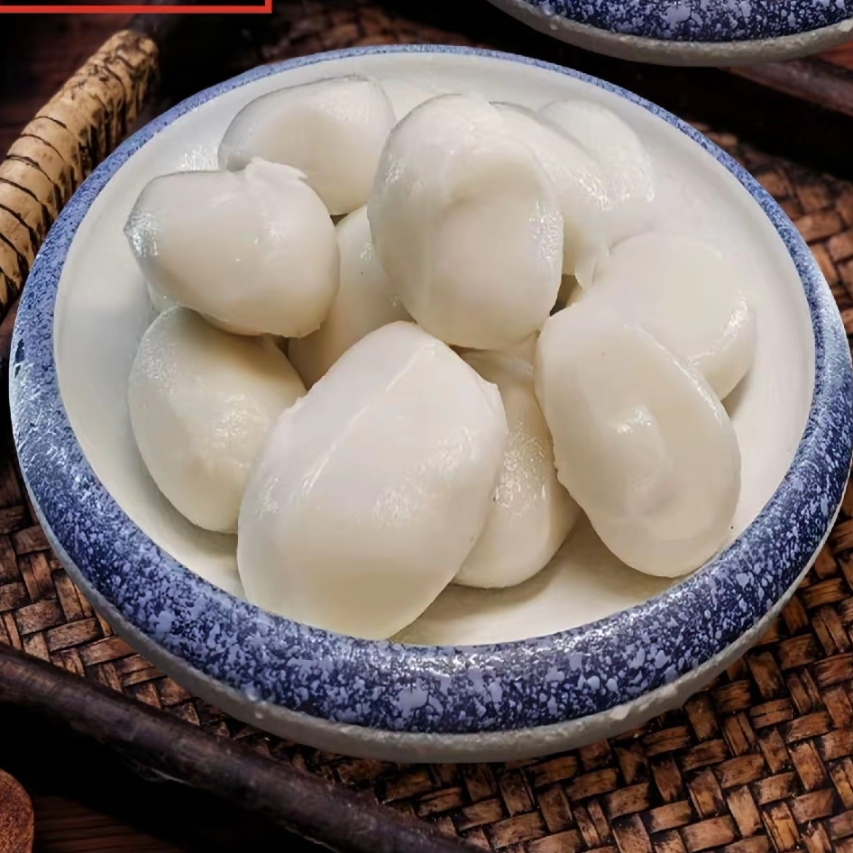 安徽皖南传统圆年糕水磨手工拉丝老式软糯米嚼劲糍粑团子农家特产